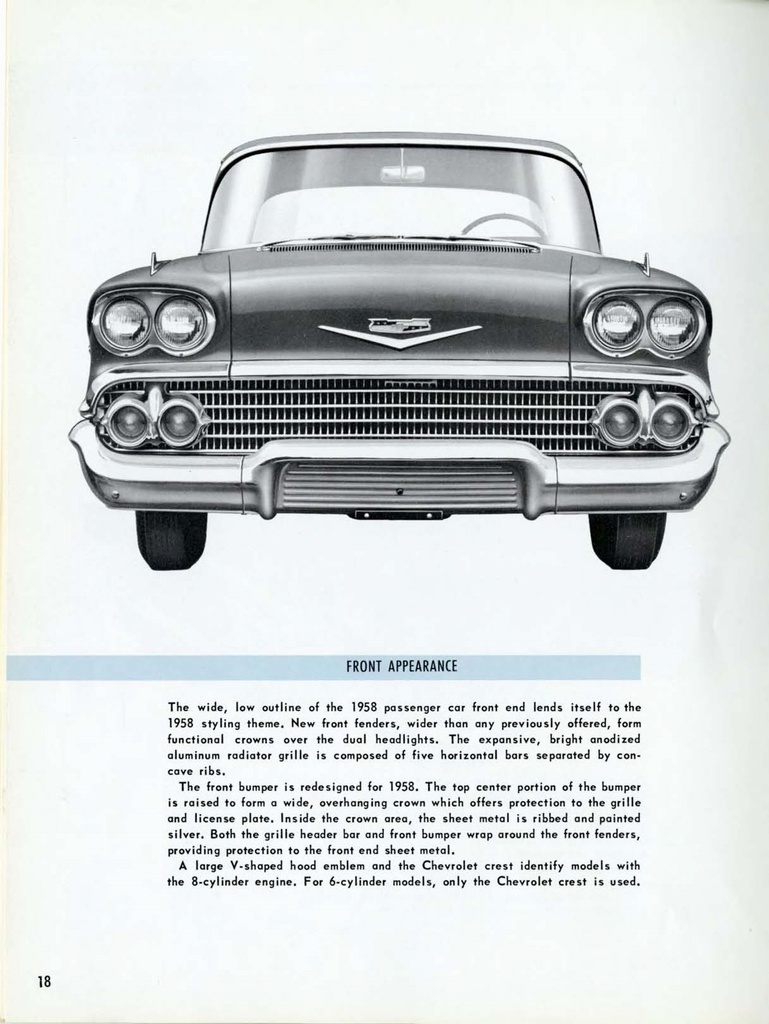 1958 Chevrolet Engineering Features Booklet Page 78
